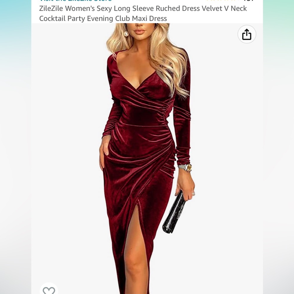 NET Amazon Red Dress